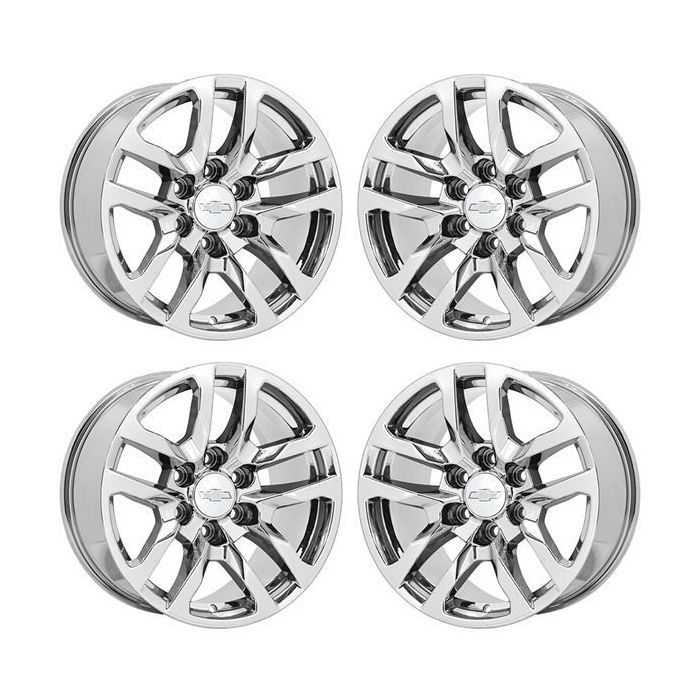 Chevrolet Silverado 1500 Wheel Rim PVD Bright Chrome 5912 Stock Factory OEM Replacement