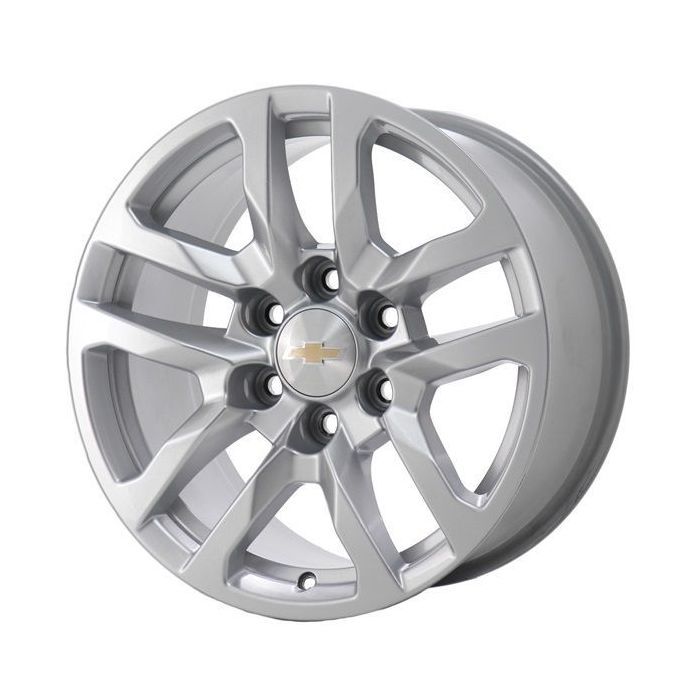 Chevrolet Silverado 1500 Wheel Rim Silver 5912 Stock Factory OEM Replacement