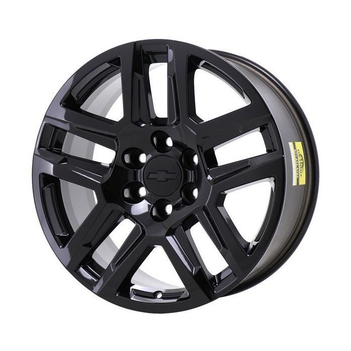 Chevrolet Silverado 1500 Wheel Rim Gloss Black 5913 Stock Factory OEM Replacement