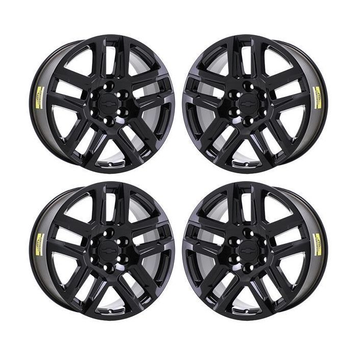 Chevrolet Silverado 1500 Exchange Wheels Set of 4-Exchange Rims Set of 4 Gloss Black 5913