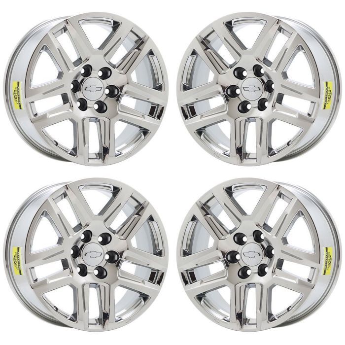 Chevrolet Silverado 1500 Wheel Rim PVD Bright Chrome 5913 Stock Factory OEM Replacement