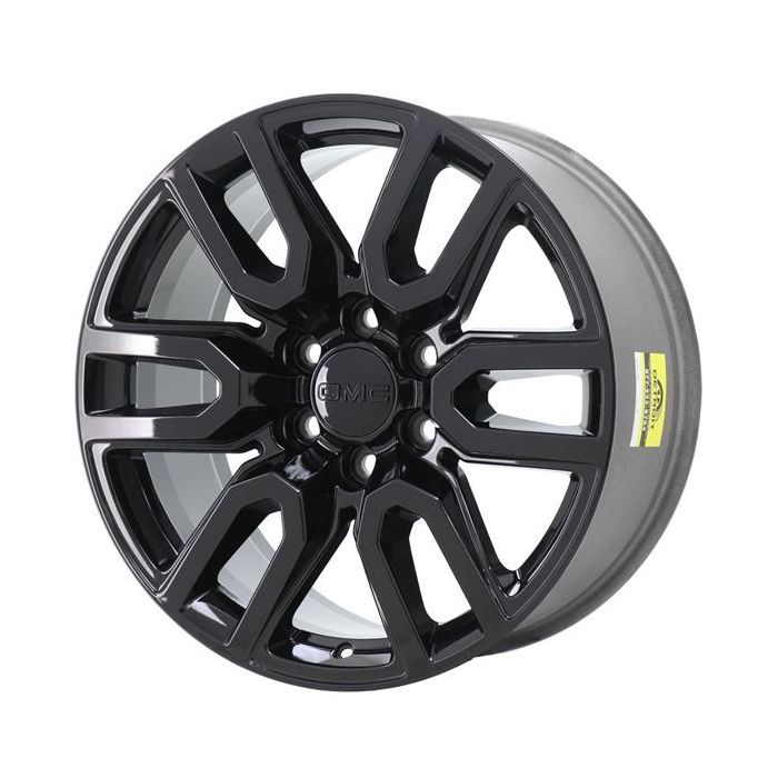 GMC Sierra 1500 Wheel Rim Gloss Black 5914 Stock Factory OEM Replacement