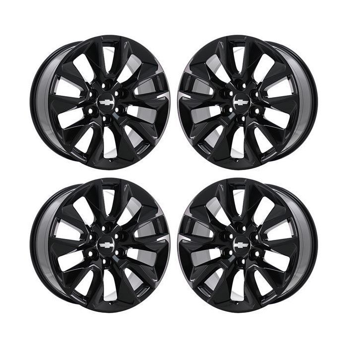 Chevrolet Silverado 1500 Exchange Wheels Set of 4-Exchange Rims Set of 4 Gloss Black 5915