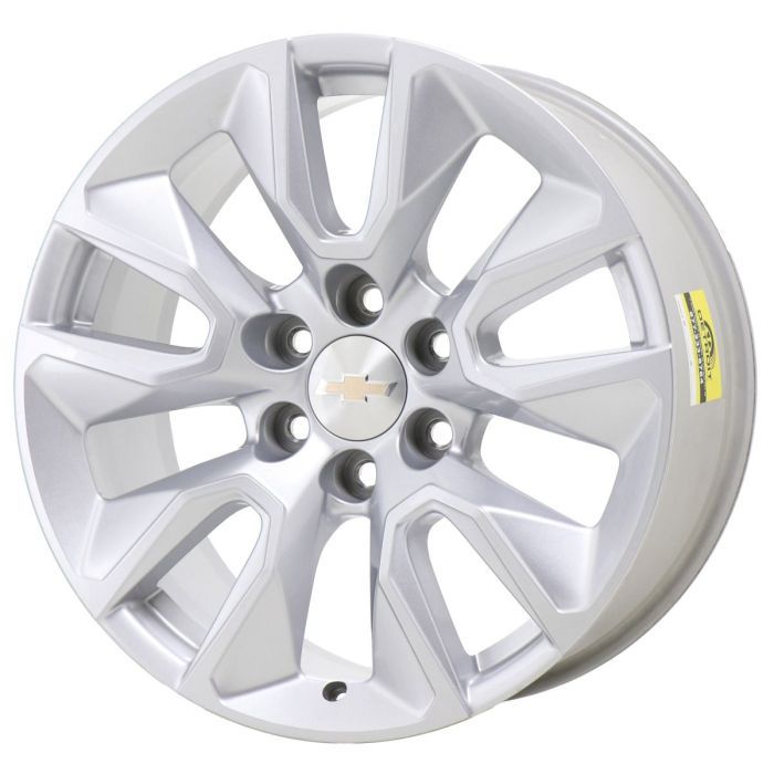 Chevrolet Silverado 1500 Wheel Rim Silver 5915 Stock Factory OEM Replacement