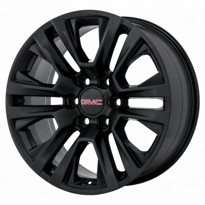 GMC Sierra 1500 Wheel Rim Satin Black 5917 Stock Factory OEM Replacement