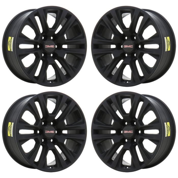 GMC Sierra 1500 Exchange Wheels Set of 4-Exchange Rims Set of 4 Satin Black 5917