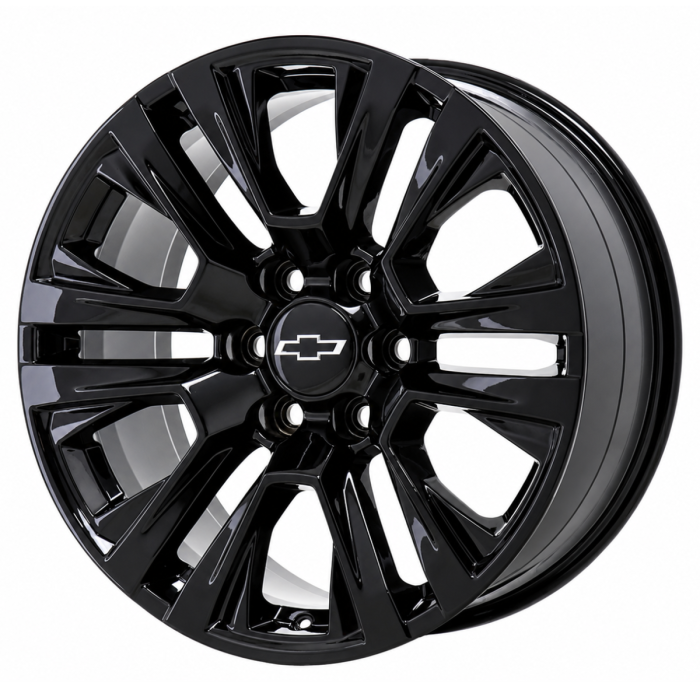 Chevrolet Silverado 1500 Wheel Rim Gloss Black 5917A Stock Factory OEM Replacement