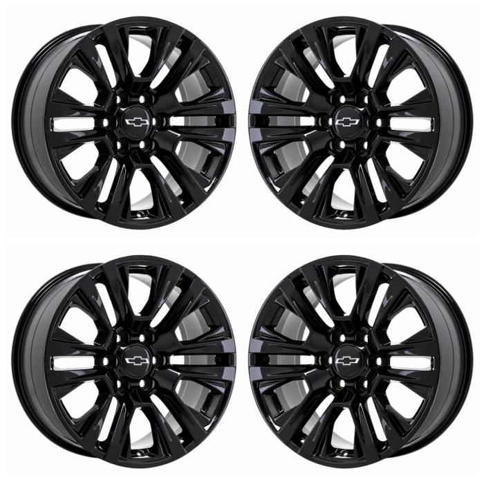 Chevrolet Silverado 1500 Outright Wheels Set of 4-Outright Rims Set of 4 Gloss Black 5917A