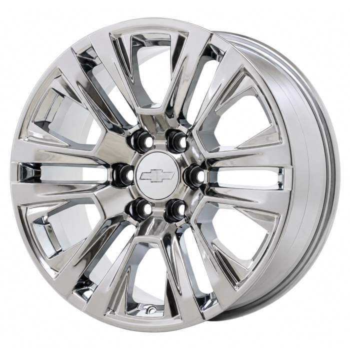 Chevrolet Silverado 1500 Wheel Rim PVD Bright Chrome 5917A Stock Factory OEM Replacement