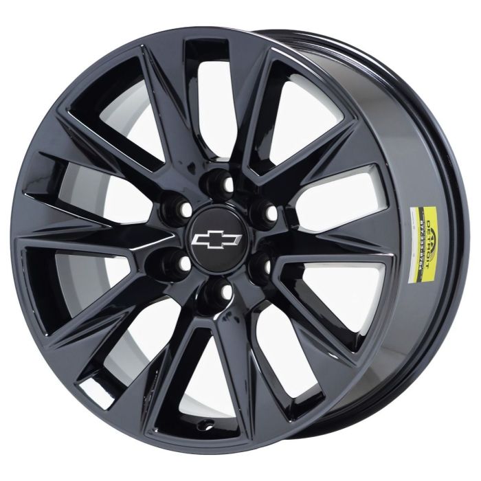 Chevrolet Silverado 1500 Wheel Rim PVD Black Chrome 5919 Stock Factory OEM Replacement