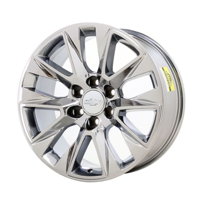 Chevrolet Silverado 1500 Wheel Rim PVD Bright Chrome 5919 Stock Factory OEM Replacement