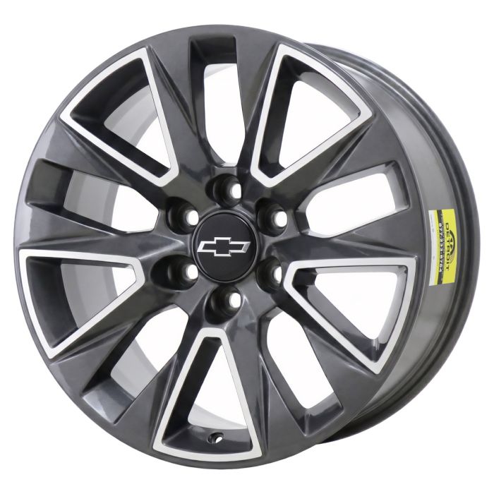 Chevrolet Silverado 1500 Wheel Rim Machined Grey 5919 Stock Factory OEM Replacement