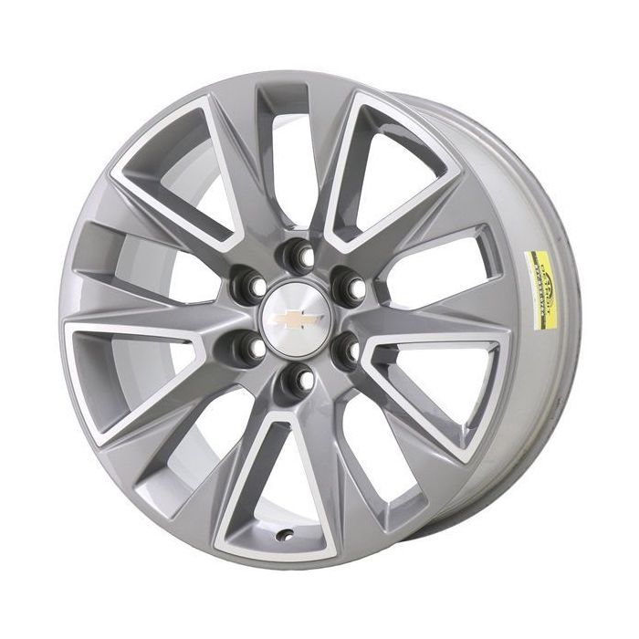 Chevrolet Silverado 1500 Wheel Rim Machined Silver 5919 Stock Factory OEM Replacement