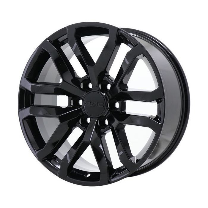GMC Sierra 1500 Wheel Rim Gloss Black 5924 Stock Factory OEM Replacement