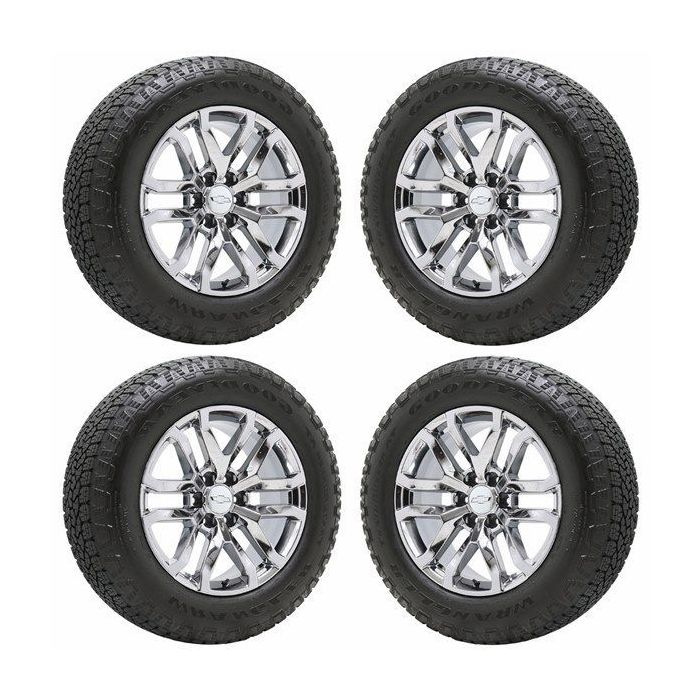 GMC Sierra 1500 Wheel and Tire Sets-Wheel and Tire Packages-Wheel & Tire Sets-Wheel & Tire Packages-Wheel and Rim Sets-Wheel and Rim Packages-Wheel & Rim Sets -Wheel & Rim Packages PVD Bright Chrome 5924