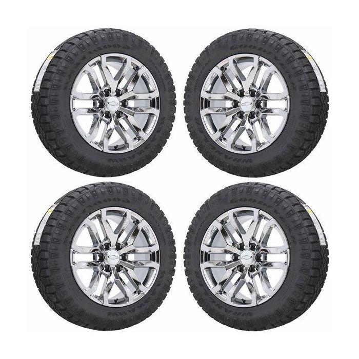 GMC Sierra 1500 Wheel and Tire Sets-Wheel and Tire Packages-Wheel & Tire Sets-Wheel & Tire Packages-Wheel and Rim Sets-Wheel and Rim Packages-Wheel & Rim Sets -Wheel & Rim Packages PVD Bright Chrome 5924