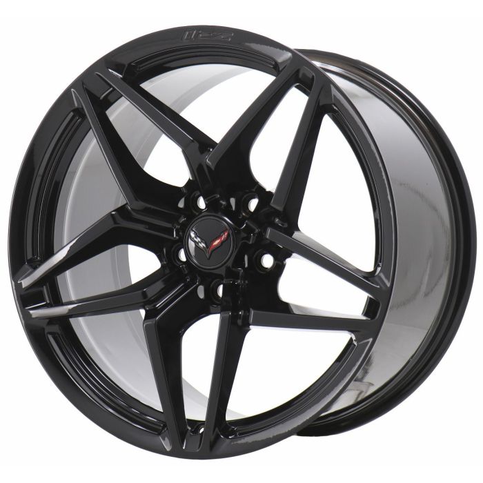 Chevrolet Corvette Wheel Rim Gloss Black 5930 (R) Stock Factory OEM Replacement