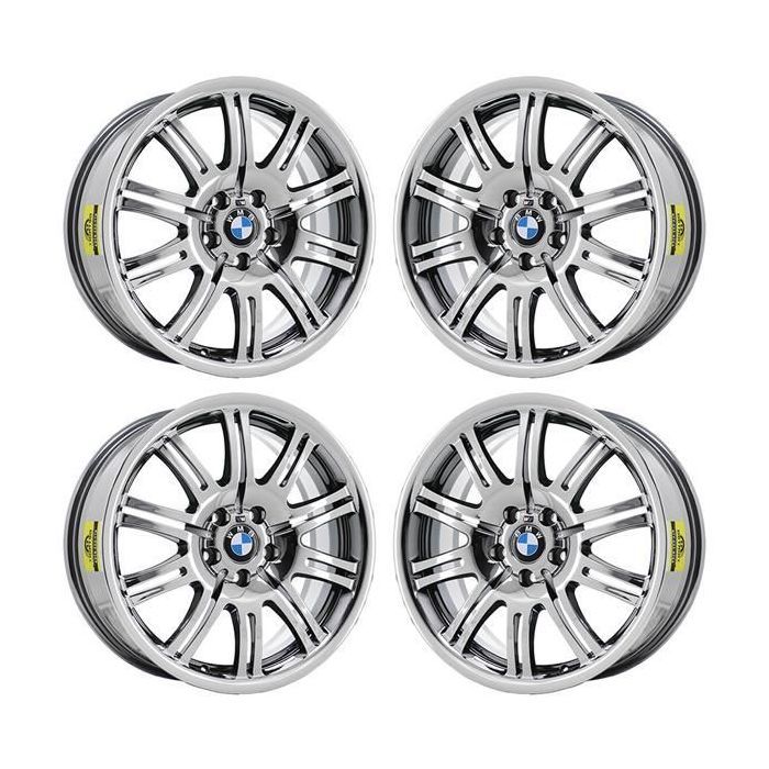 BMW M3 Wheel Rim PVD Bright Chrome 59369 (F) Stock Factory OEM Replacement