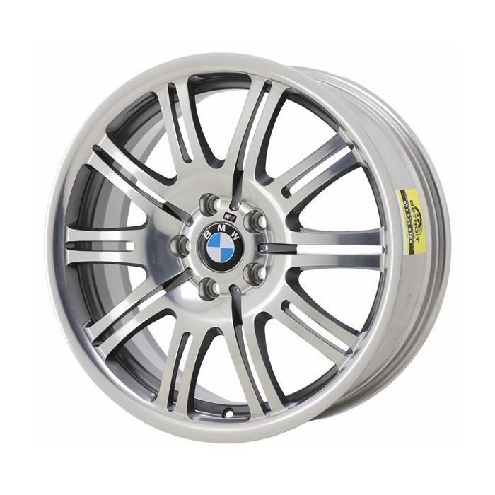 BMW M3 Wheel Rim Polished Grey 59369 (F) Stock Factory OEM Replacement