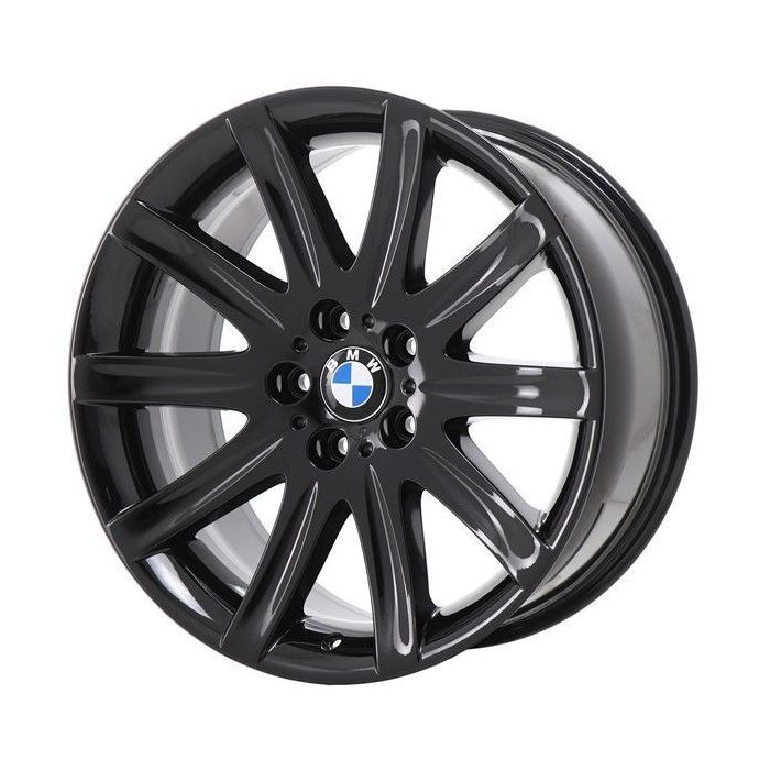 BMW 745i Wheel Rim Gloss Black 59399 (R) Stock Factory OEM Replacement