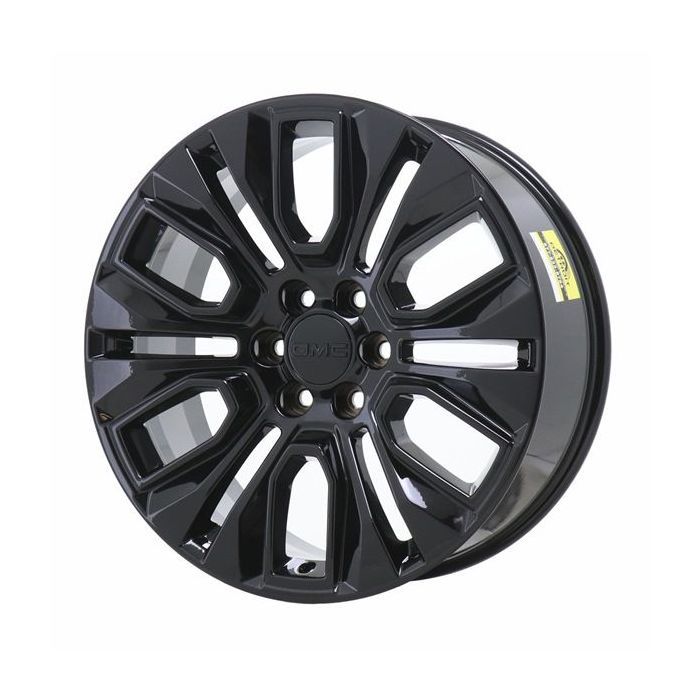 GMC Sierra 1500 Wheel Rim Gloss Black 5943 Stock Factory OEM Replacement