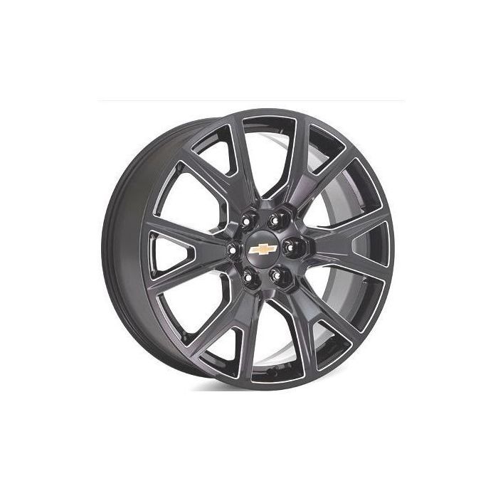 Chevrolet Silverado 1500 Wheel Rim Machined Grey 5944 Stock Factory OEM Replacement