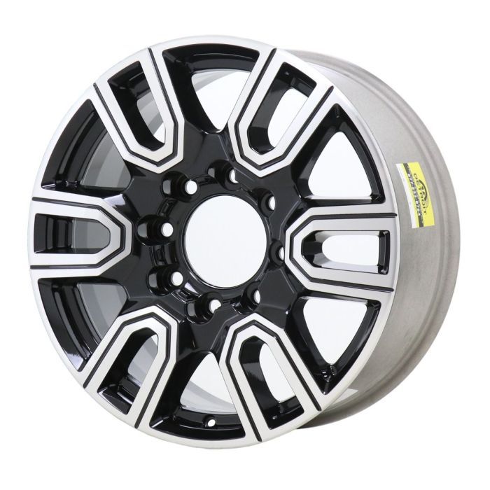 GMC Sierra 2500 Wheel Rim Machined Black 5950 Stock Factory OEM Replacement