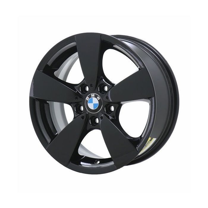 BMW 525i Wheel Rim Gloss Black 59557 Stock Factory OEM Replacement
