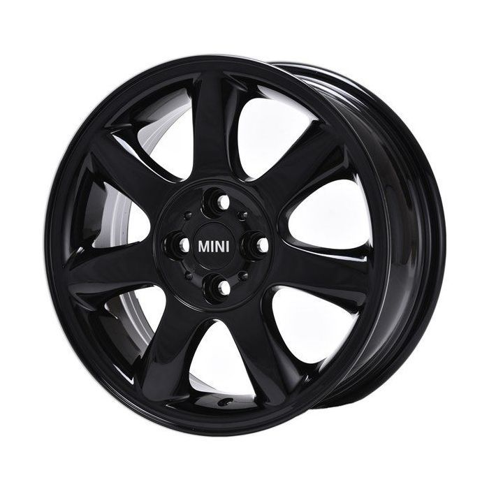 Mini Cooper Wheel Rim Gloss Black 59570 Stock Factory OEM Replacement