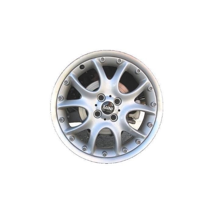 Mini CLubman Wheel Rim Machined Lip Silver 59571 Stock Factory OEM Replacement