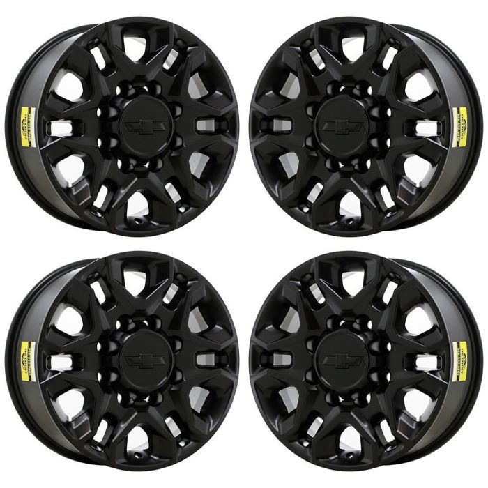 Chevrolet Silverado 2500 Exchange Wheels Set of 4-Exchange Rims Set of 4 Satin Black 5959