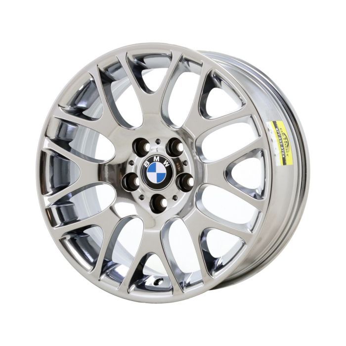 BMW 323i Wheel Rim PVD Bright Chrome 59615 (F) Stock Factory OEM Replacement