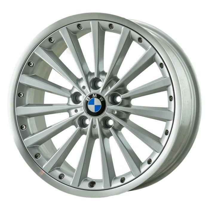 BMW 323i Wheel Rim Machined Lip Silver 59624 (F) Stock Factory OEM Replacement