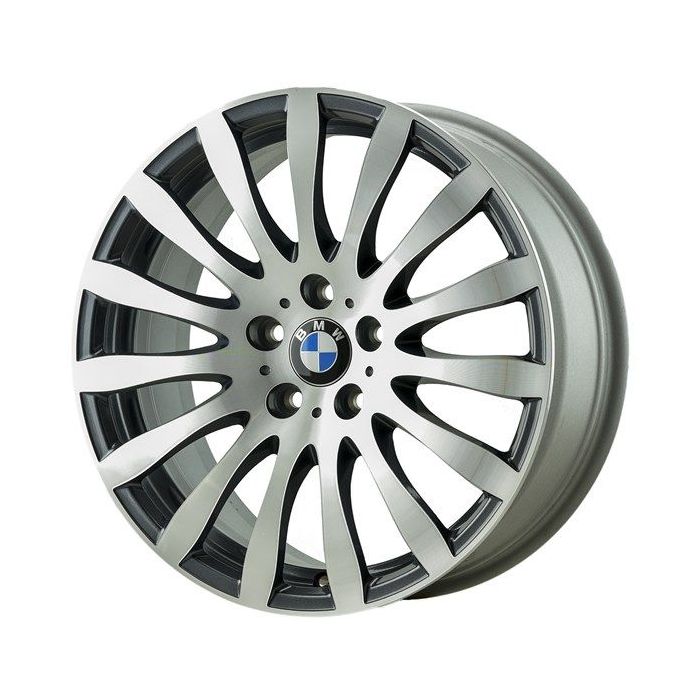BMW 323i Wheel Rim Machined Black 59626 (F) Stock Factory OEM Replacement