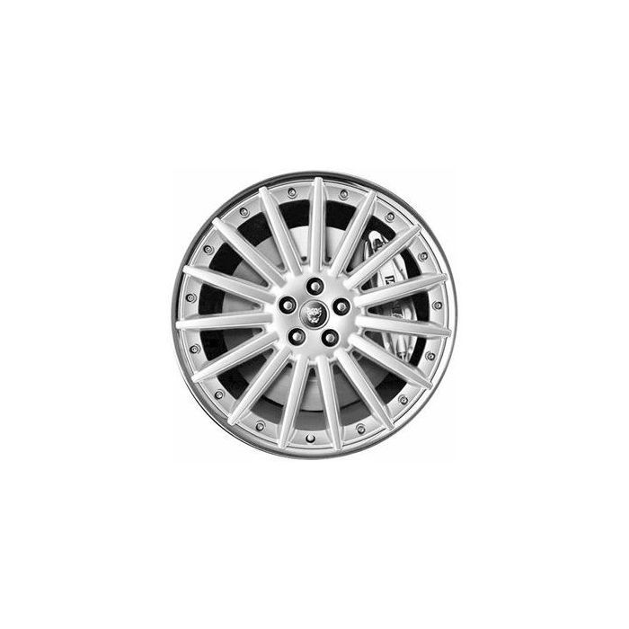 Jaguar XJ Wheel Rim Chrome Clad Lip Silver 59747 Stock Factory OEM Replacement