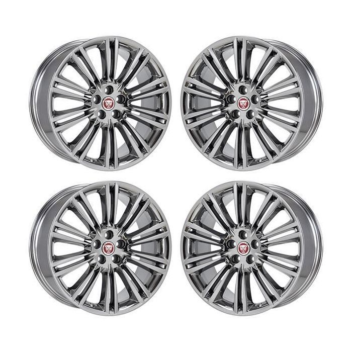 Jaguar XJ Wheel Rim PVD Bright Chrome 59865 (F) Stock Factory OEM Replacement
