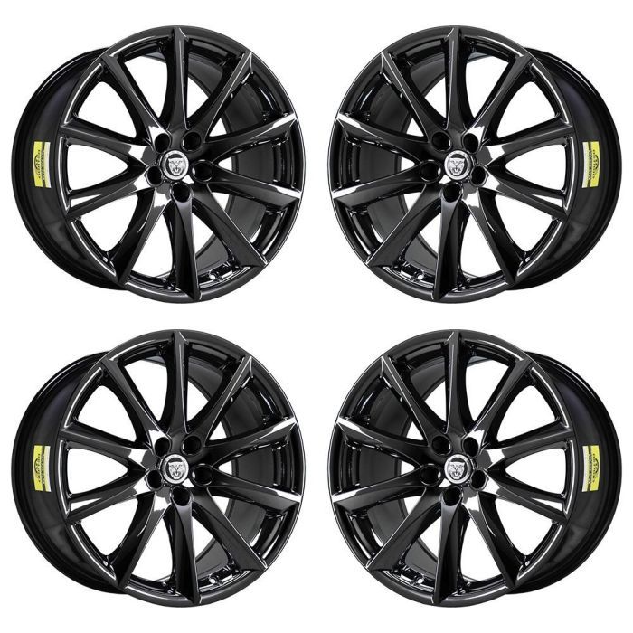 Jaguar XJ Wheel Rim PVD Black Chrome 59869 (F) Stock Factory OEM Replacement