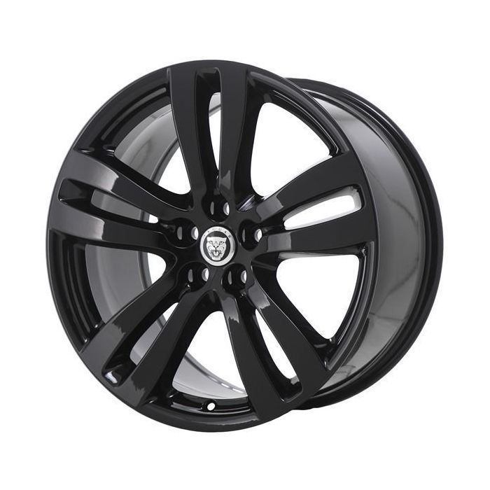 Jaguar XJ Wheel Rim Gloss Black 59873 (F) Stock Factory OEM Replacement