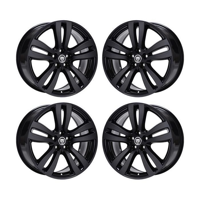 Jaguar XJ Wheel Rim PVD Black Chrome 59873 (F) Stock Factory OEM Replacement