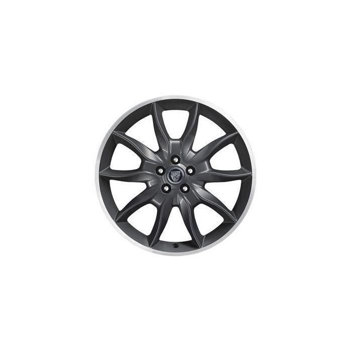 Jaguar XF Wheel Rim Machined Lip Black 59880 (F) Stock Factory OEM Replacement