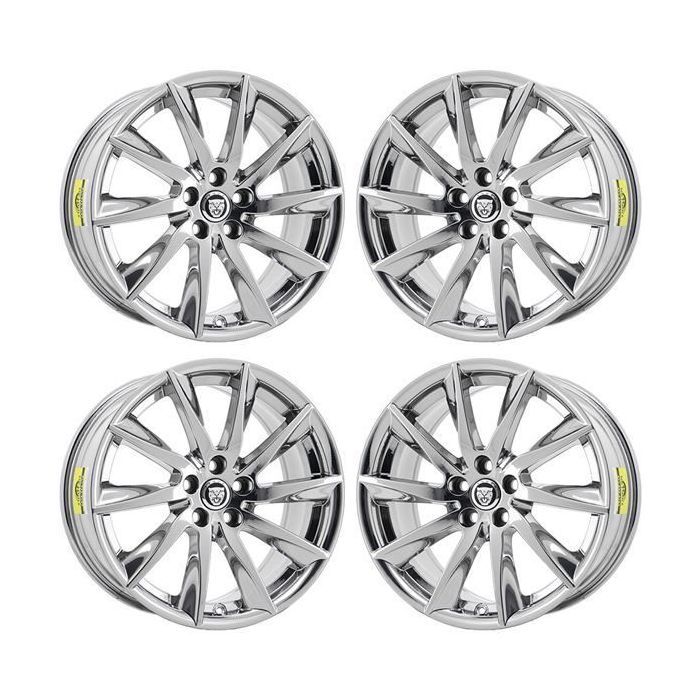 Jaguar F-TYPE Wheel Rim PVD Bright Chrome 59885 (F) Stock Factory OEM Replacement