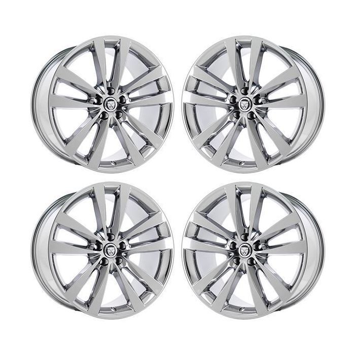 Jaguar XJ Wheel Rim PVD Bright Chrome 59890 (F) Stock Factory OEM Replacement