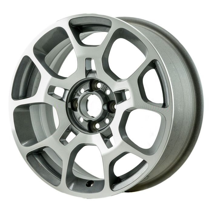 Fiat 500 Wheel Rim Machined Grey 61663 Stock Factory OEM Replacement