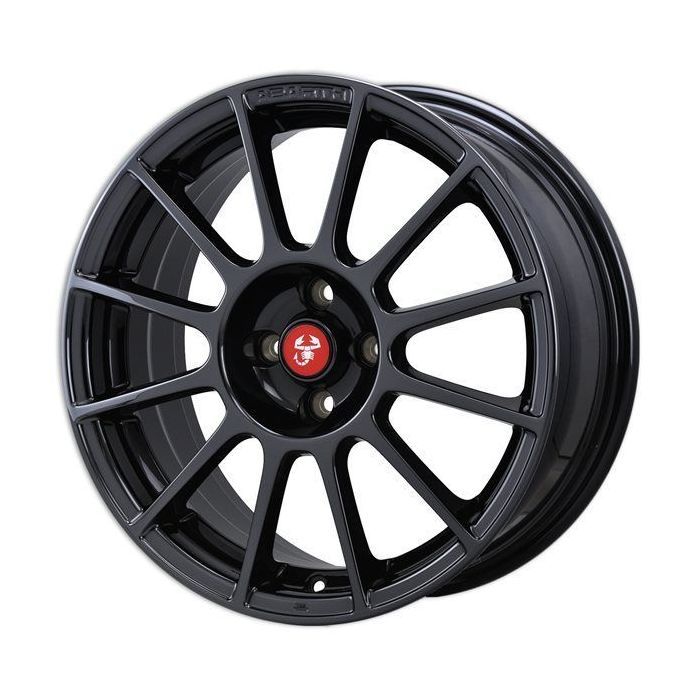 Fiat 500 Wheel Rim PVD Black Chrome 61665 Stock Factory OEM Replacement
