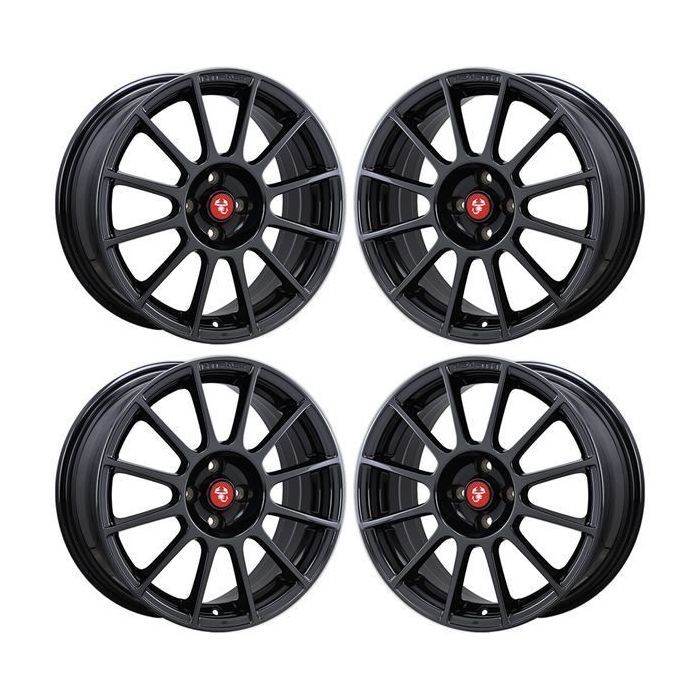 Fiat 500 Wheel Rim PVD Black Chrome 61665 Stock Factory OEM Replacement