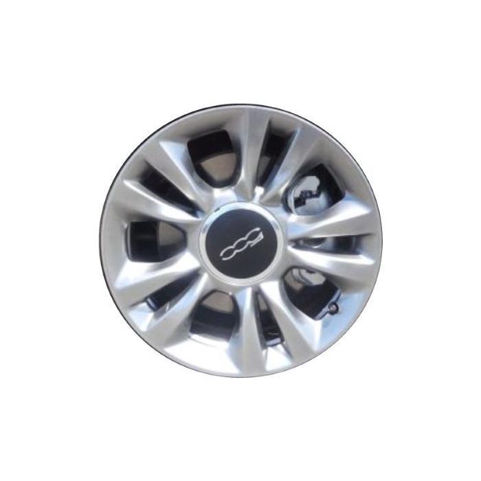 Fiat 500 Wheel Rim Silver 61687 Stock Factory OEM Replacement