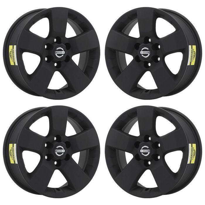 Nissan Frontier Exchange Wheels Set of 4-Exchange Rims Set of 4 Satin Black 62510