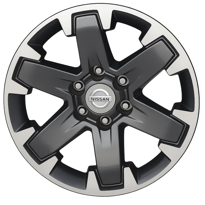 Nissan Frontier Wheel Rim Machined Lip Grey 62612 Stock Factory OEM Replacement
