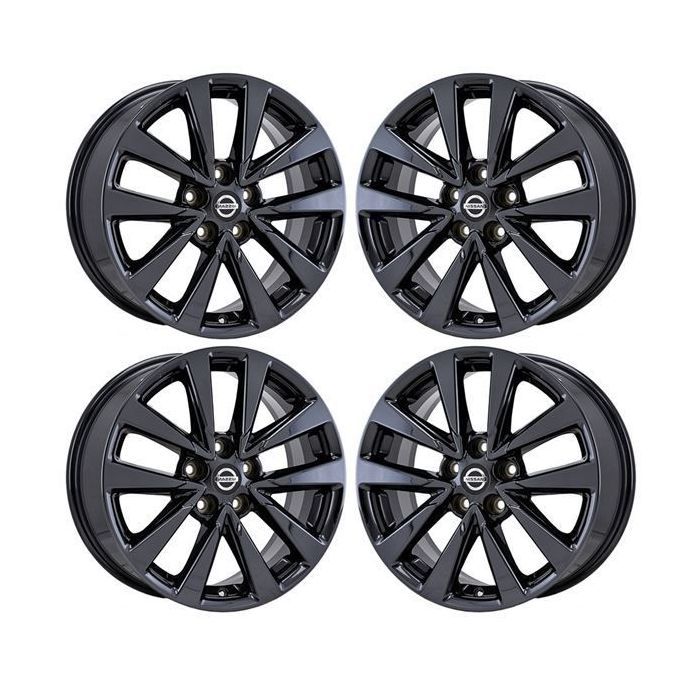 Nissan Altima Wheel Rim PVD Black Chrome 62719 Stock Factory OEM Replacement