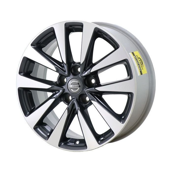 Nissan Altima Wheel Rim Machined Grey 62719 Stock Factory OEM Replacement